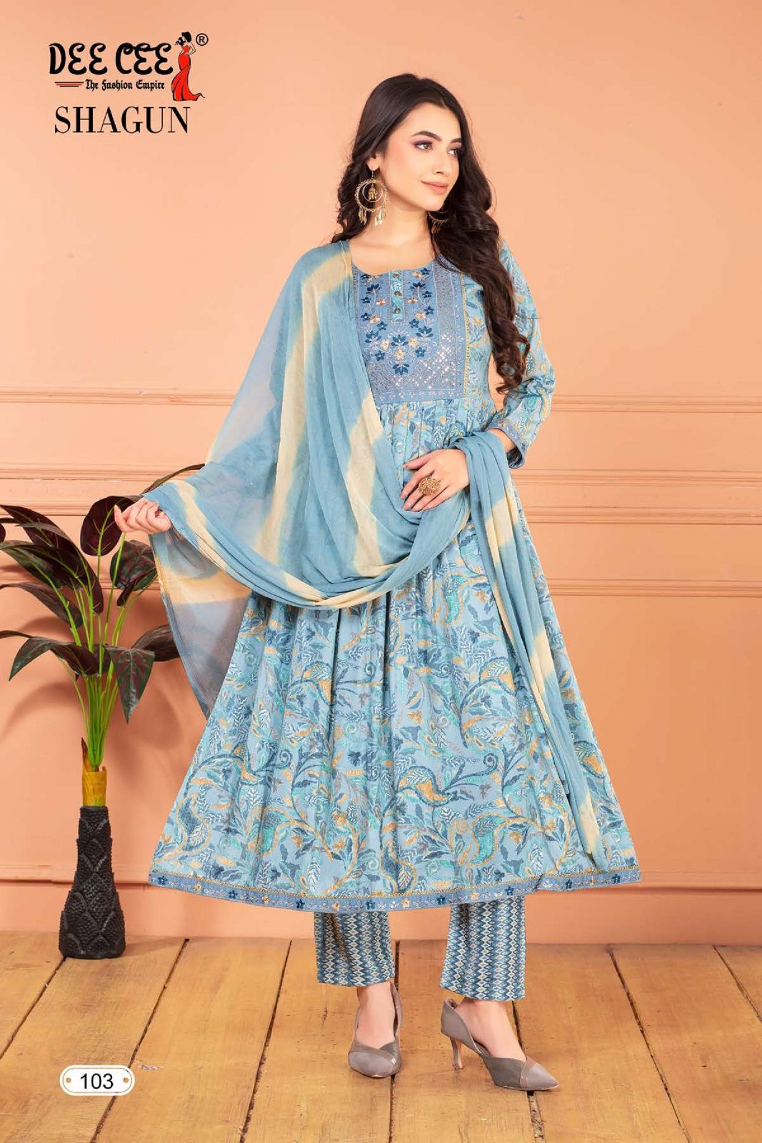 Shagun By Deecee Capsule Printed Kurti With Bottom Dupatta Wholesale Price In Surat
